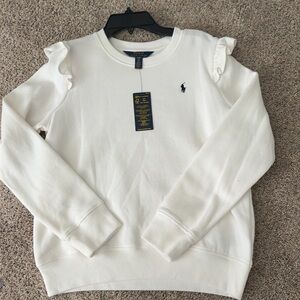 Polo by Ralph Lauren sweatshirt white size xl girls